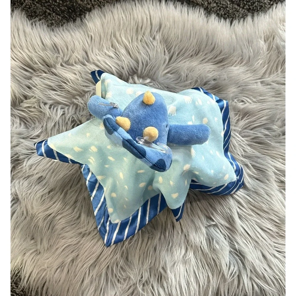 Cloud‎ Island Lovey Dinosaur Security Blanket Soother Target Satin Trim